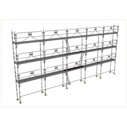 Echafaudage DUO 45 lot de 128m² structure seule