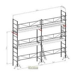 Lot échafaudage Bati d49